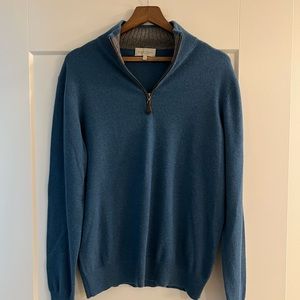 Men’s Neiman Marcus 1/4 Zip Cashmere Sweater